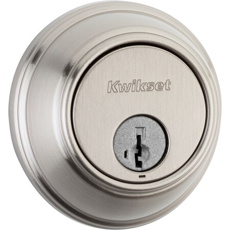 Kwikset Kwikset SmartKey Satin Nickel Metal Deadbolt 98160-002